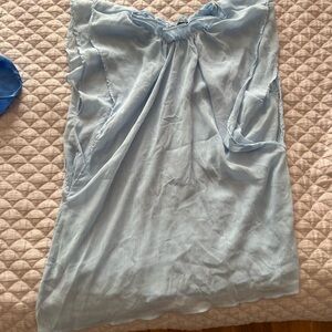Beautiful blue teal Zara tee. Inquire! Barely worn, medium!